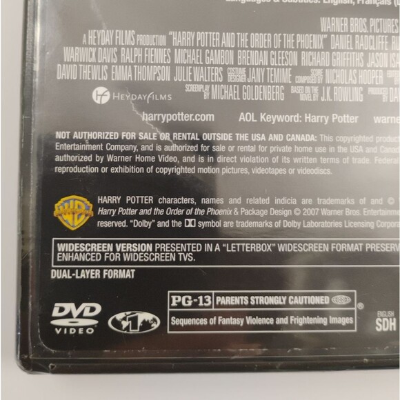 Harry Potter and the Order of the Phoenix DVD - Picture 5 of 9